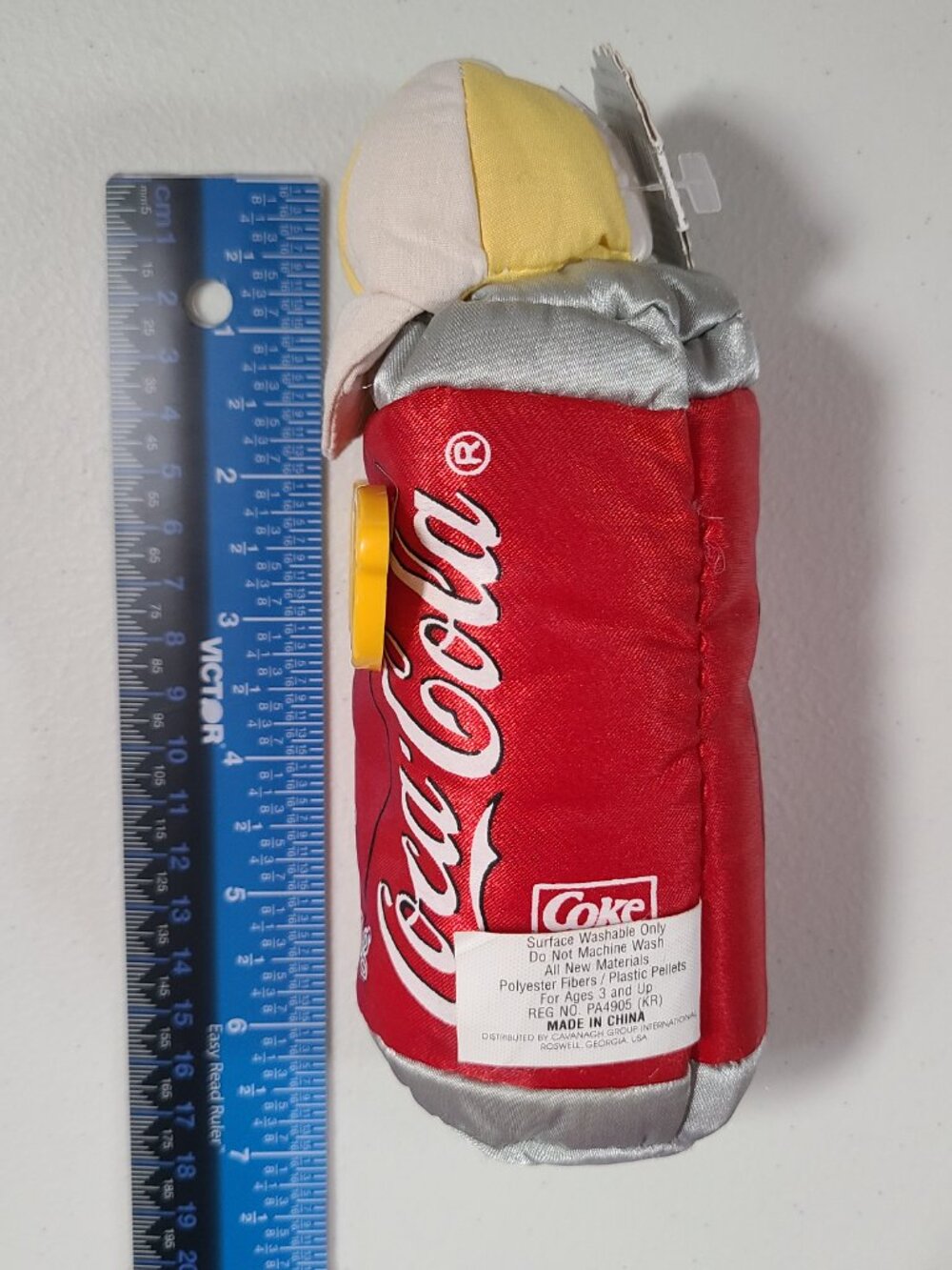 Coca Cola Monkey Plush & Bean Bag Soda Can Collectible Vintage 90's - Picture 3 of 11